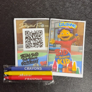 Mini Coloring Book w/crayons